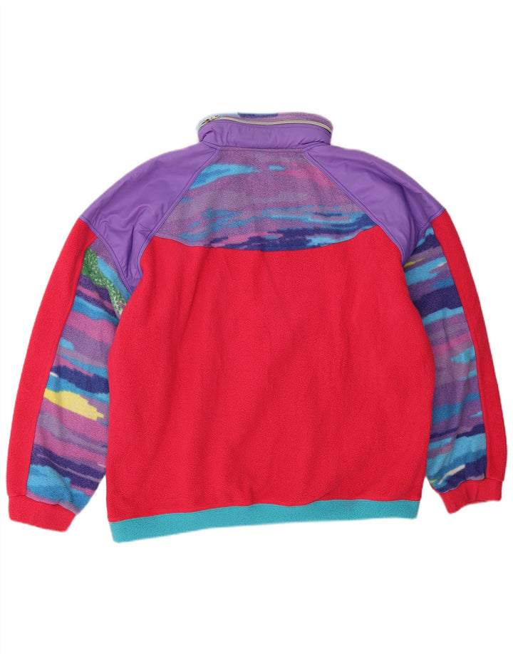 Colmar Fleece Jumper med lynlås til mænd XL Flerfarvet Colourblock Polyester