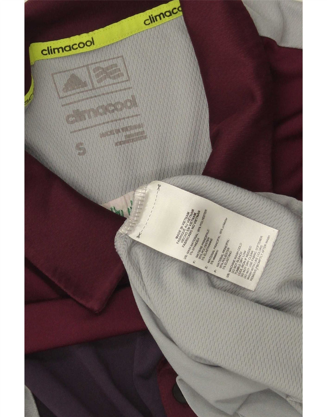 Adidas Herre Climacool Polo Shirt Lille Grå Colourblock Polyester