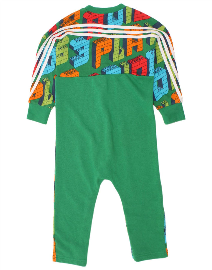 Adidas drenge grafisk langærmet jumpsuit 2-3 år Grøn