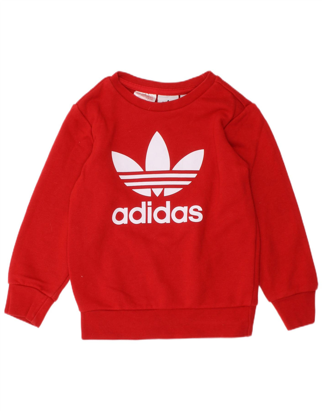 ADIDAS Piger Grafisk Sweatshirt Jumper 2-3 År Rød Bomuld