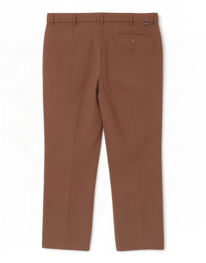 Farah Lige Chinobukser til mænd W38 L29 brun polyester