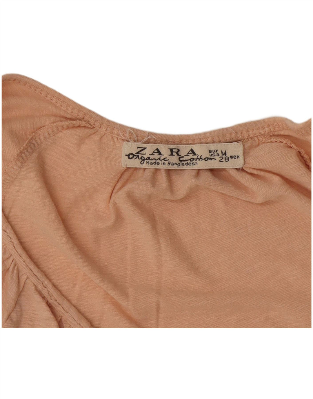 Zara Dame Top Langærmet UK 12 Medium Pink Flecked