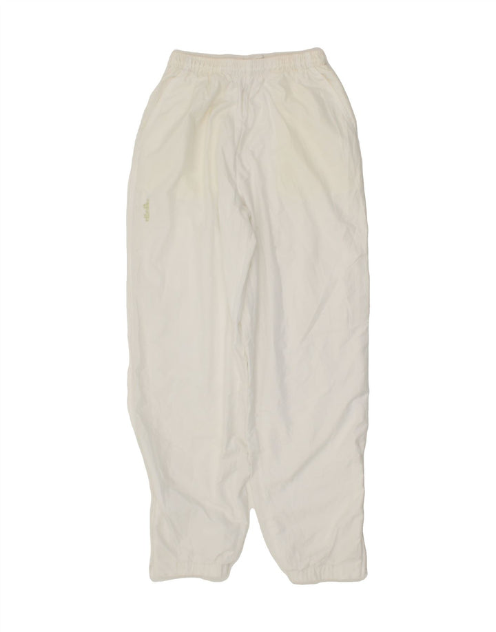 ELLESSE Womens Tracksuit Trousers Joggers IT 46 Large White Polyester Vintage Ellesse and Second-Hand Ellesse from Messina Hembry 
