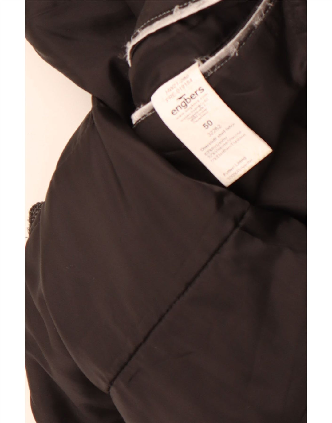 Engbers Herre Militær Overfrakke EU 50 Stor Grå Polyester