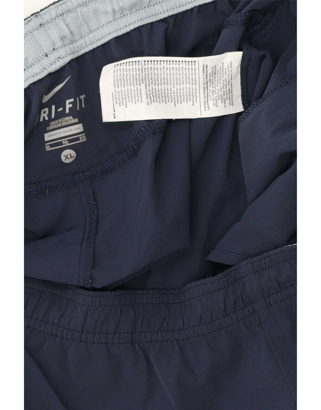 Nike sportsshorts til mænd XL marineblå polyester