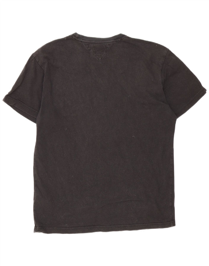 Tommy Hilfiger Herre T-Shirt Top Stor Sort Bomuld