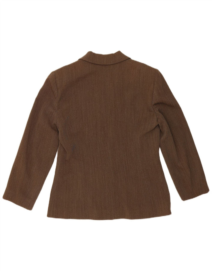 Pierre Cardin Dame 4-knaps blazerjakke UK 14 Medium Brun