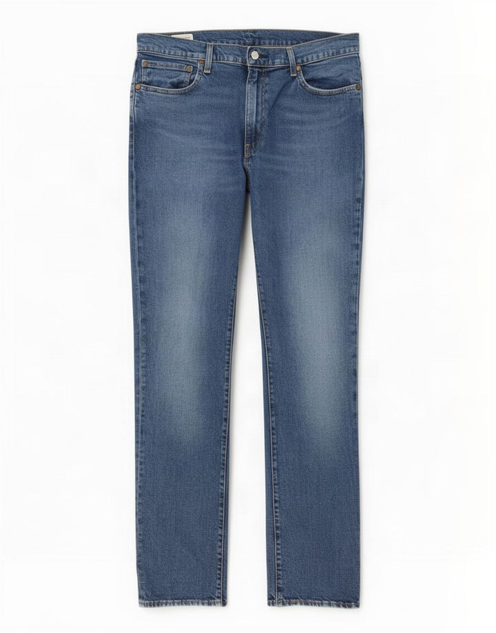 Levi's Herre 511 Slim Jeans W36 L34 Blå Bomuld