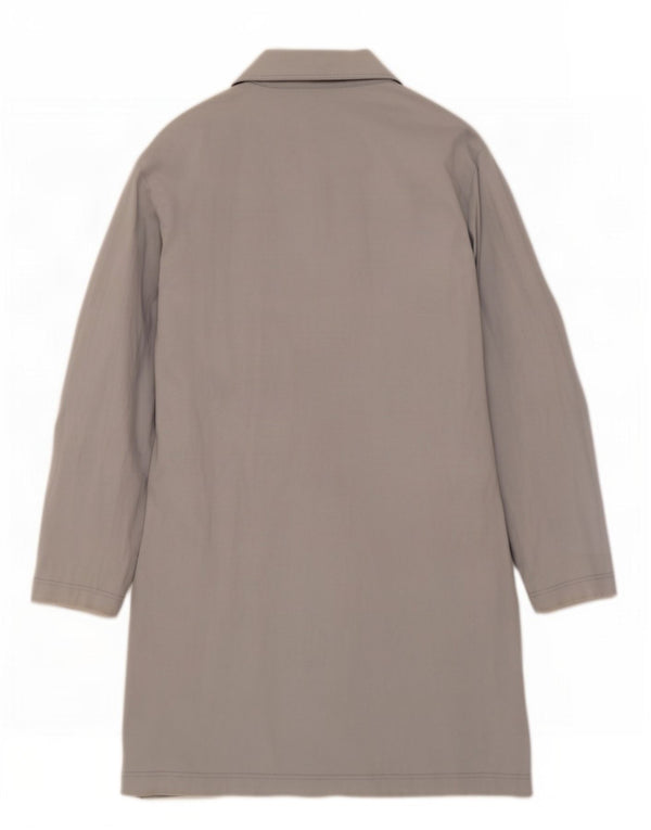 Zara Womens Longline Cardigan Top UK 12 Medium Grey Bomuld
