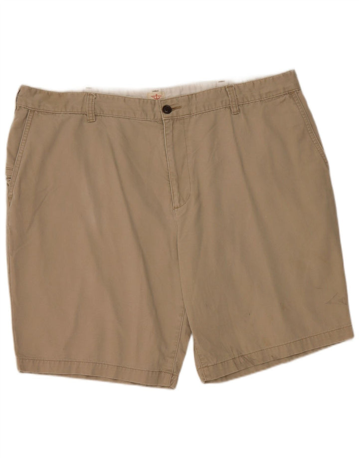 DOCKERS Herre Cargo Shorts W42 2XL Beige Bomuld