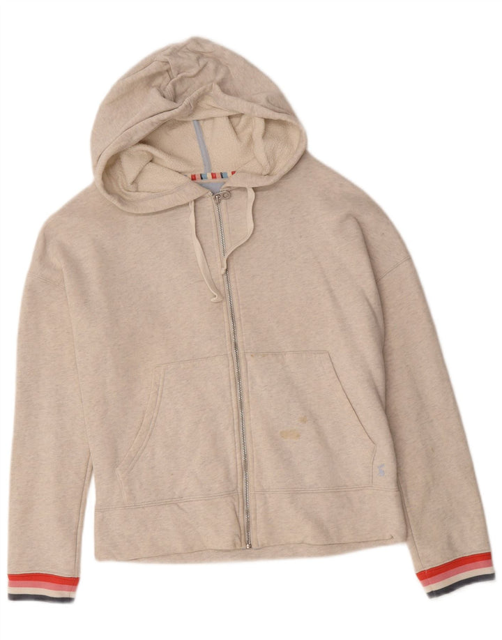 Joules Dame Oversized Hættetrøje Sweater UK 10 Small Beige Polyester