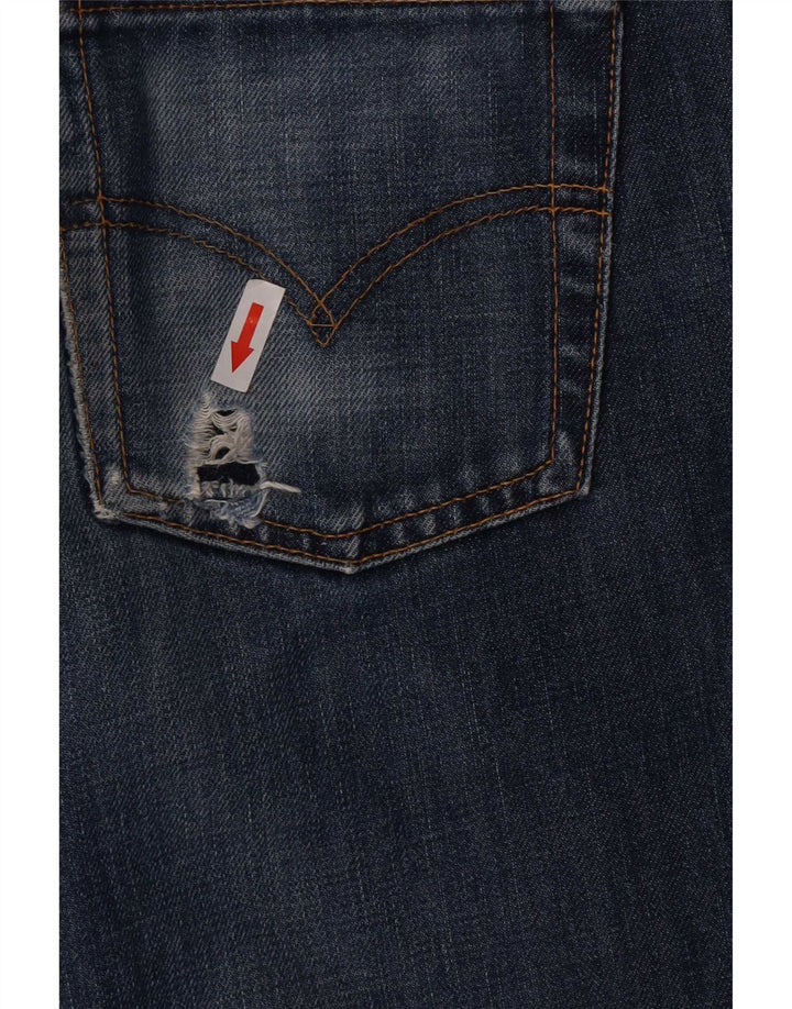 Levi's Herre 505 Straight Jeans W29 L32 Blå Bomuld