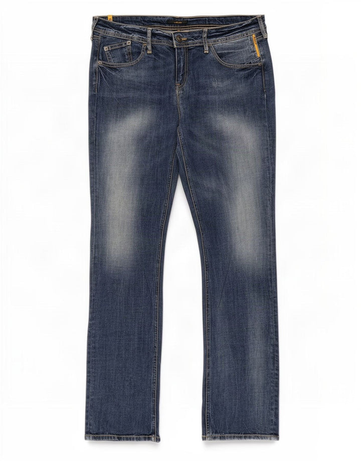 Meltin' Pot Dame Straight Jeans W34 L34 Blå Bomuld