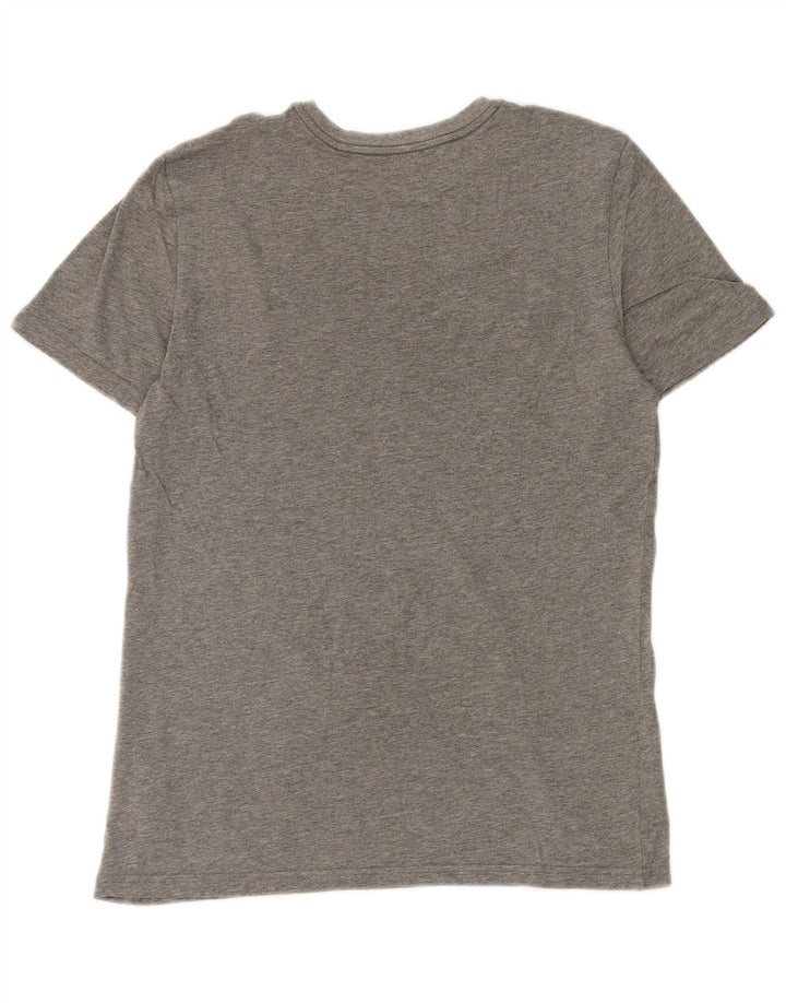 PUMA Boys Graphic T-Shirt Top 15-16 Years Grey Cotton