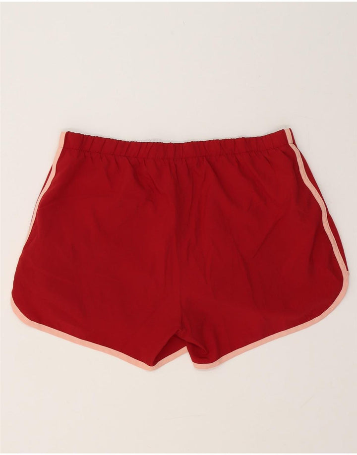 ADIDAS Dame Climalite Sportshorts UK 14 Large Rød Polyester