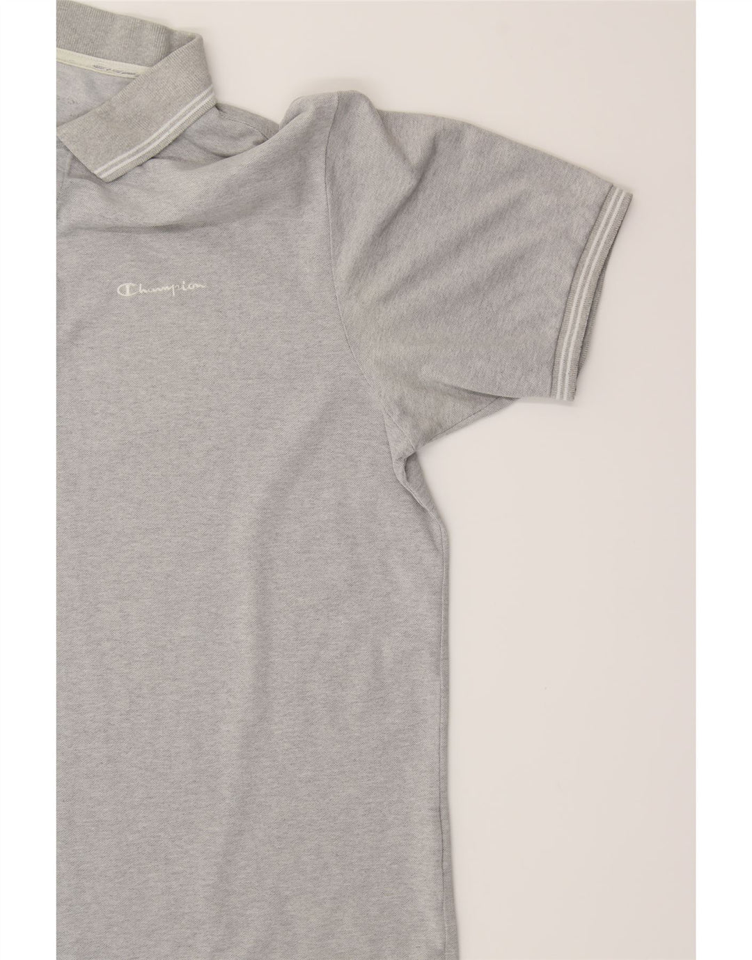 CHAMPION Mens Polo Shirt Medium Grey Vintage Champion and Second-Hand Champion from Messina Hembry 