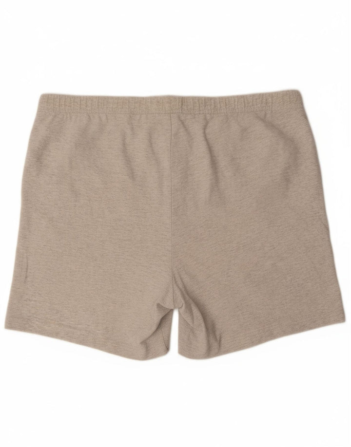 REEBOK Mens Sport Shorts Large Grey Cotton