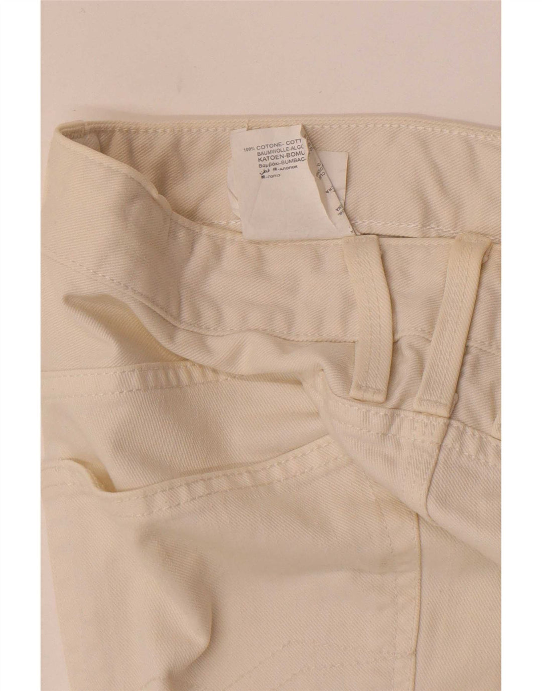 Replay Herre Jeto Straight Jeans W32 L31 Hvid Bomuld