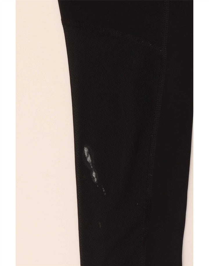 Nike Dame Grafiske Leggings UK 8 Small Black Polyester