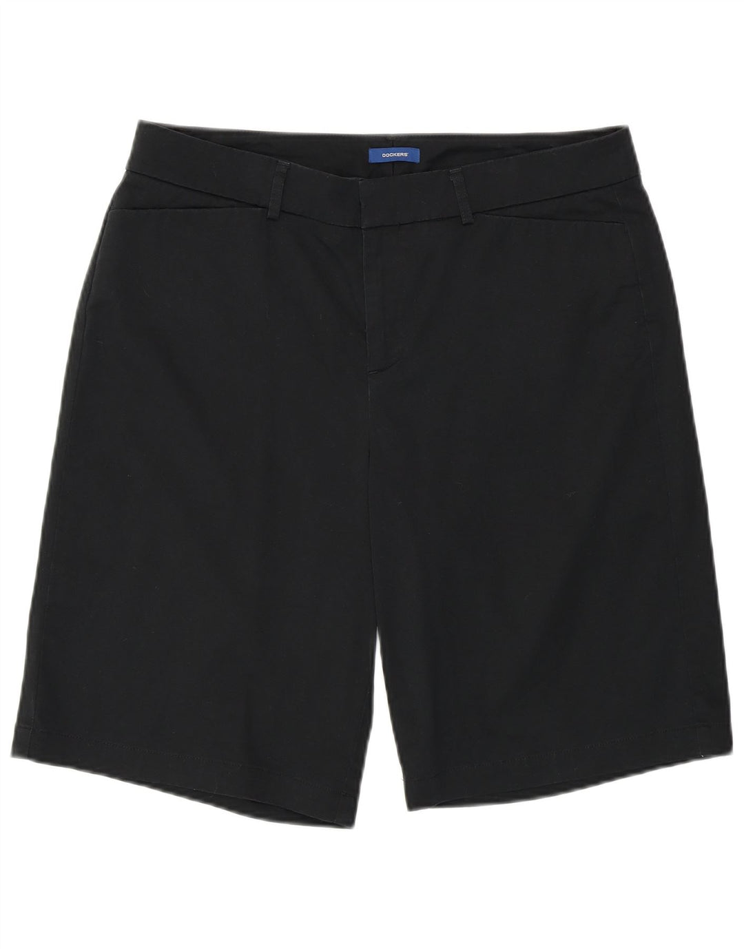 Dockers Dame Casual Shorts Large W36 Sort Bomuld