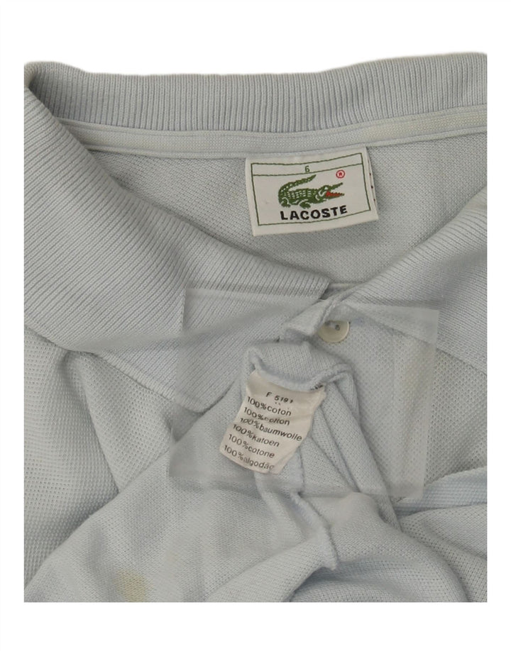 LACOSTE Poloskjorte til mænd Størrelse 6 XL Blå Bomuld