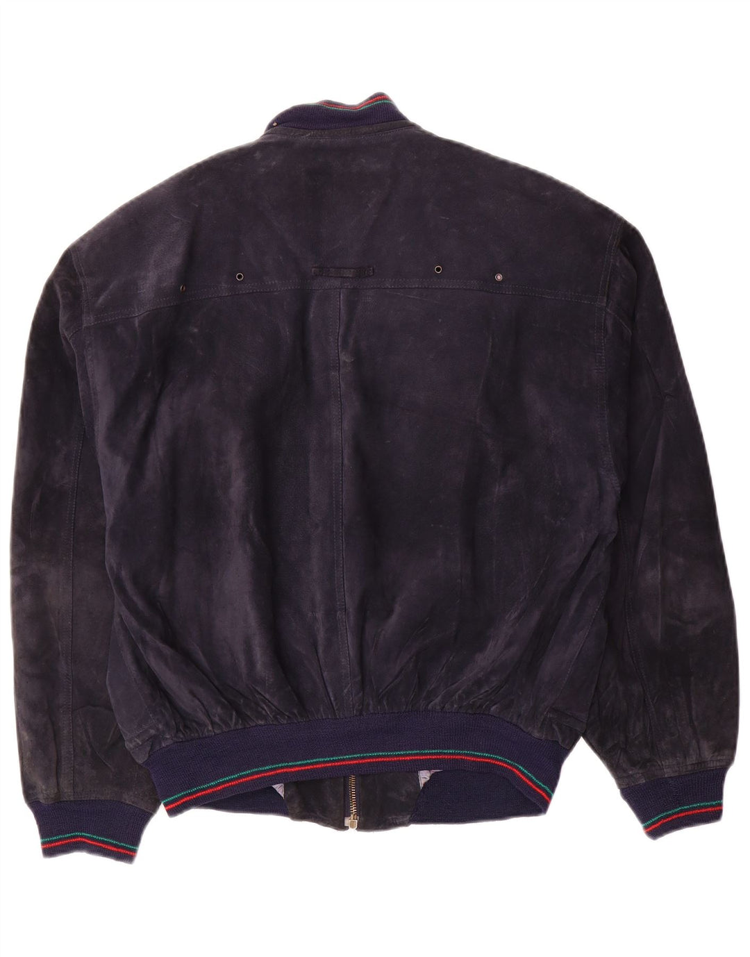 Cinquanta Herre Ruskind Bomber Jacket IT 48 Medium Navy Blue Læder