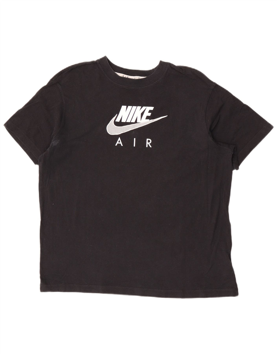 Nike Herre grafisk T-shirt Top Medium Sort Bomuld