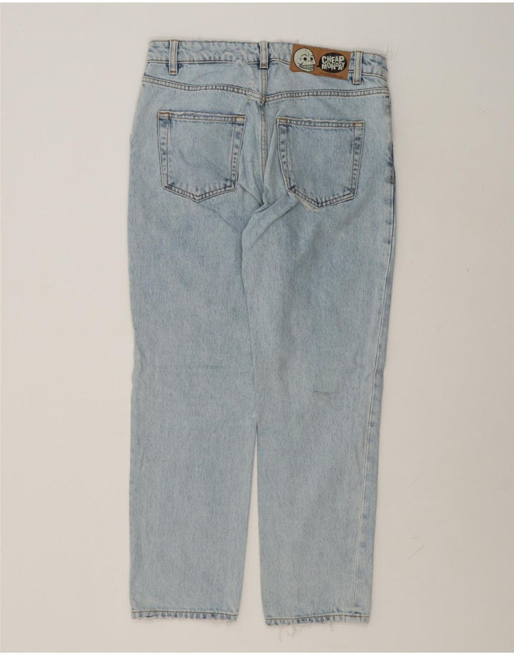 Billige Mandag Dame Tapered Jeans W29 L27 Blå Bomuld