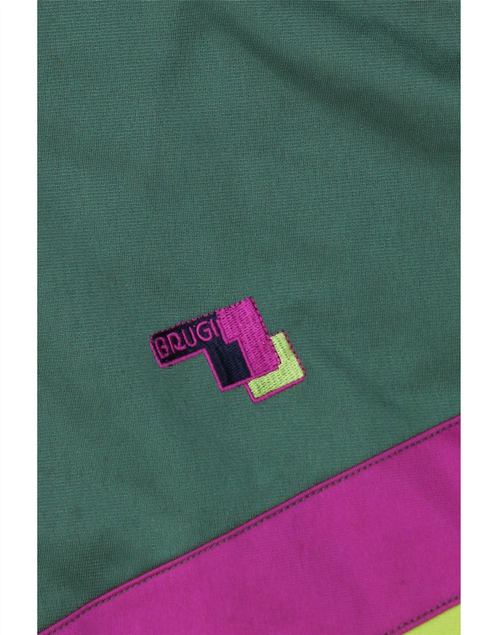 Brugi Træningsdragt til mænd Topjakke XL Grøn Colourblock
