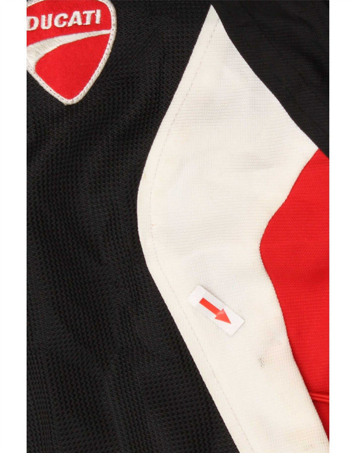 Revit Herre Graphic Racer Jacket UK 40 Large Black Colourblock Polyester