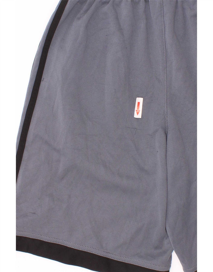 Adidas Boys Sports Shorts 10-11 år Medium Blue Colourblock Polyester