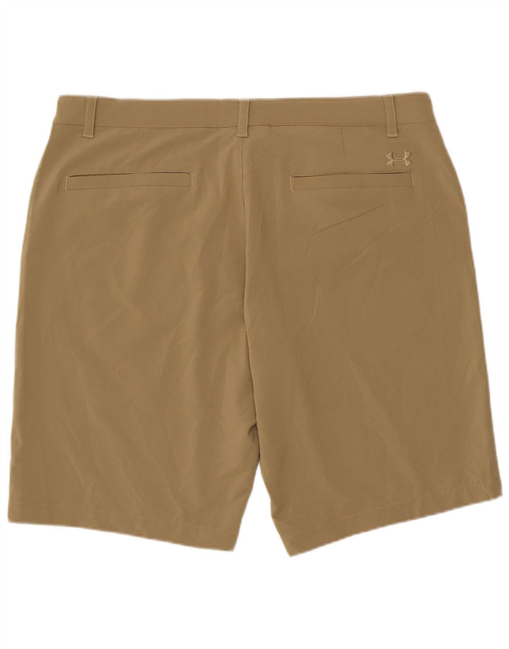 Under Armour Herre Fitted Casual Shorts W38 XL Brun