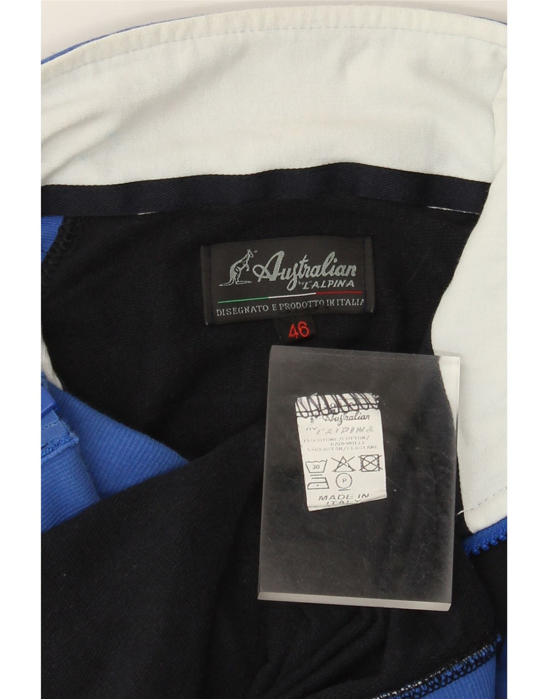 AUSTRALIAN L'ALPINA Dame træningsdragt Top Jakke IT 46 Large Sort