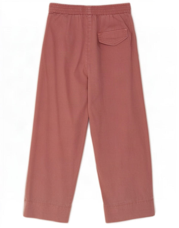 Zara Piger Wide Leg Højtaljede Chinobukser 13-14 år W28 L25 Pink