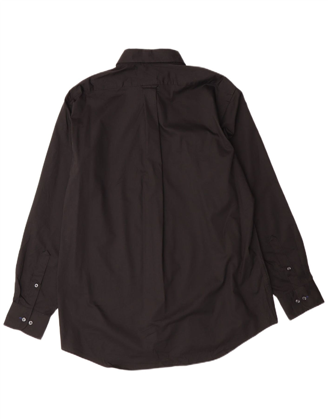 Izod Stretch Regular Fit skjorte til mænd str. 16 16 1/2 Stor sort bomuld