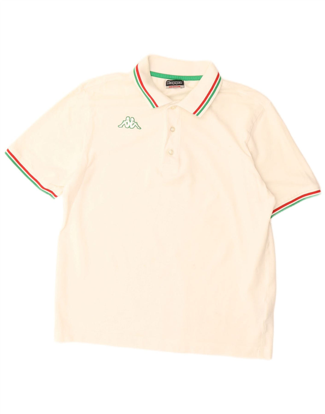 KAPPA Herre poloshirt Medium Off White Bomuld