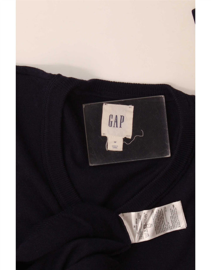 Gap Herre V-hals sweater Medium Marineblå Merinould