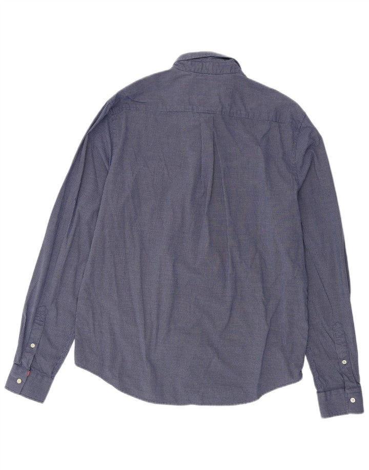 Superdry herreskjorte stor marineblå Gingham