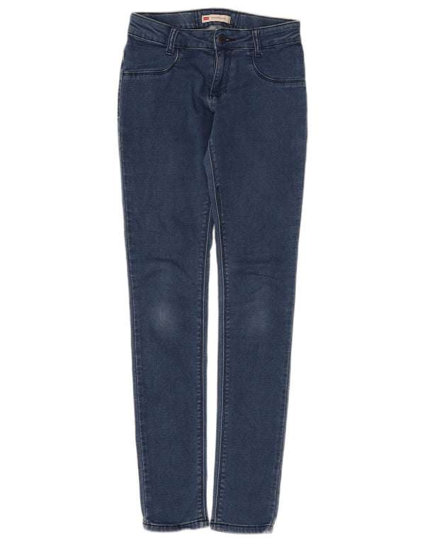 Levi's Girls 710 Super Skinny Jeans 13-14 år W26 L30 Blue Cotton