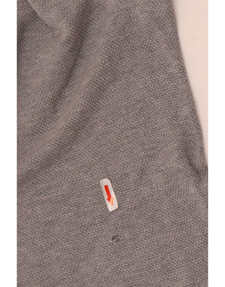 Fred Mello Herre V-hals sweater mellemgrå