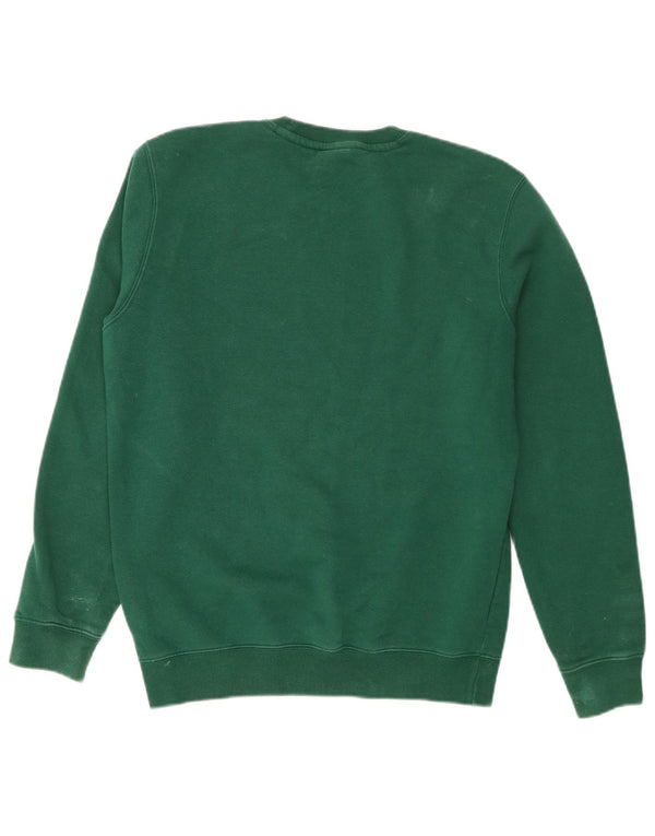 Champion Herre Grafisk Sweatshirt Jumper Medium Grøn Bomuld