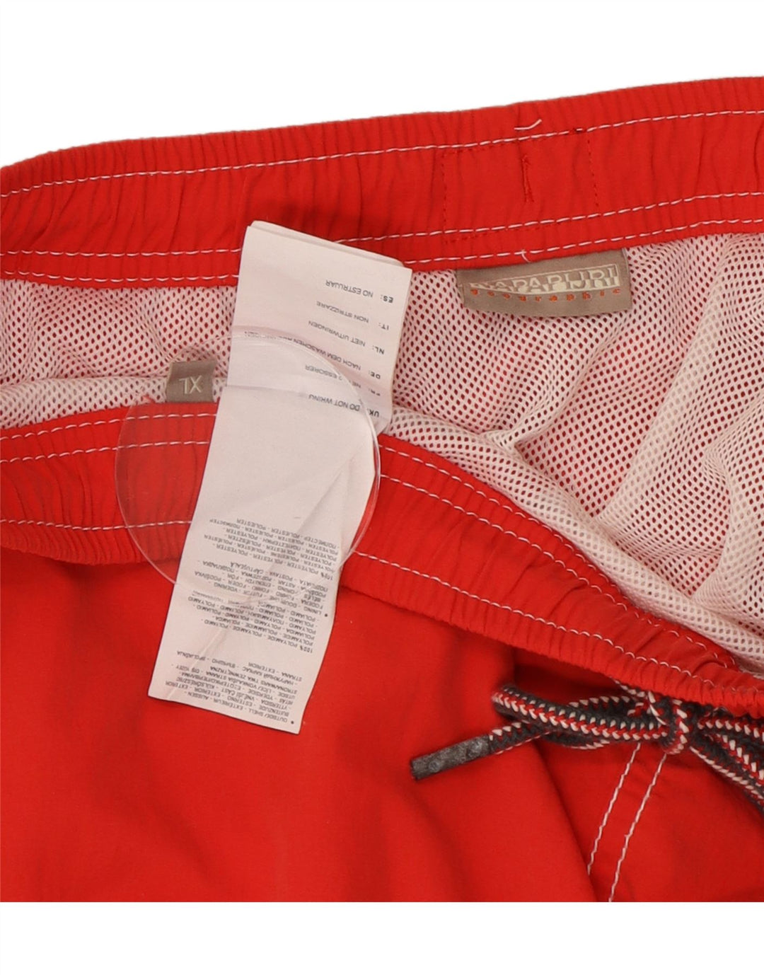 NAPAPIJRI Grafiske svømmeshorts til mænd XL Rød Colourblock Polyester