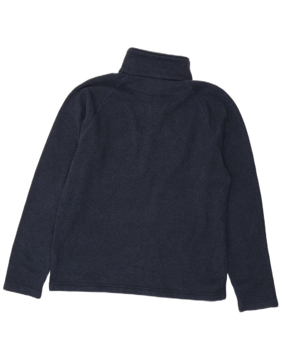 THE NORTH FACE Sweatshirt med lynlås til mænd Large Navy Blue Flecked