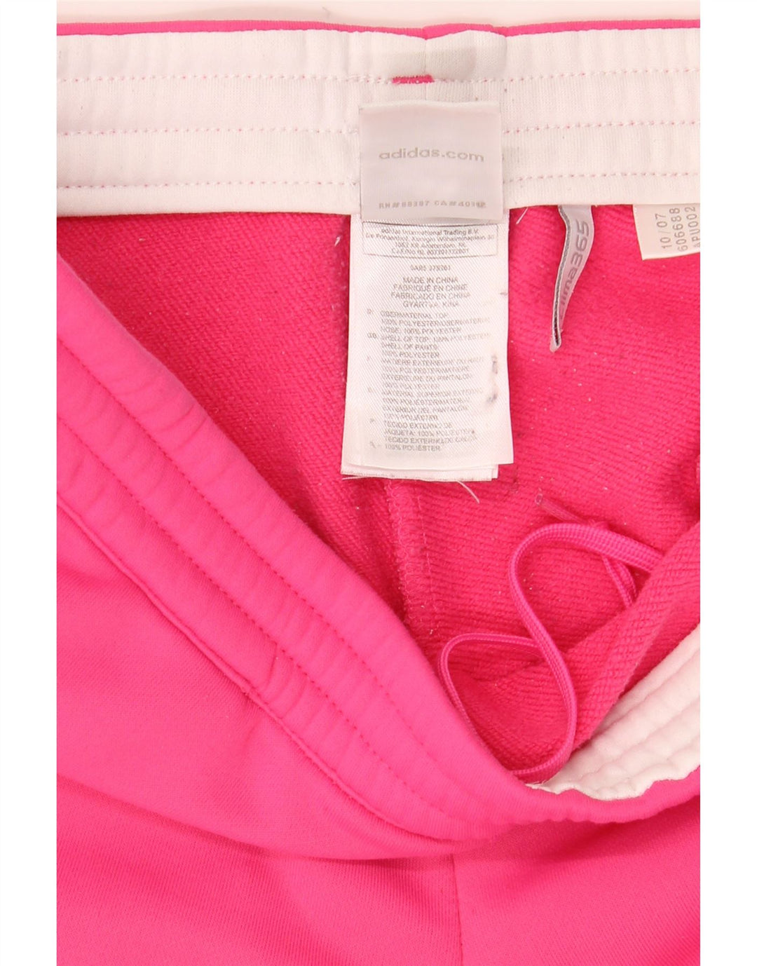 Adidas Lige træningsdragt bukser til kvinder UK 10 Small Pink Polyester