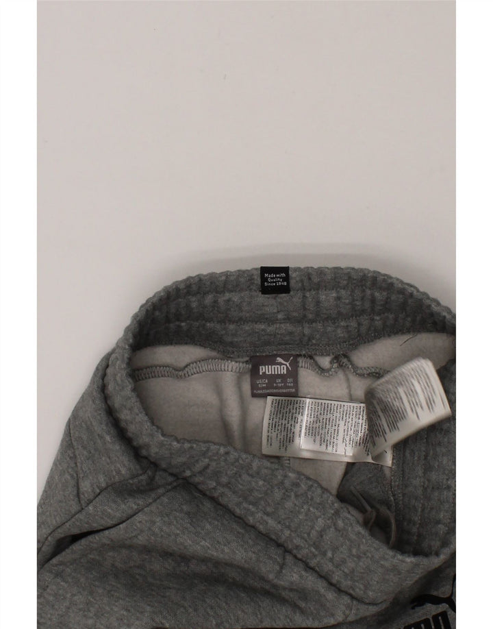 PUMA Boys Tracksuit Trousers Joggers 9-10 Years  Grey Cotton Vintage Puma and Second-Hand Puma from Messina Hembry 