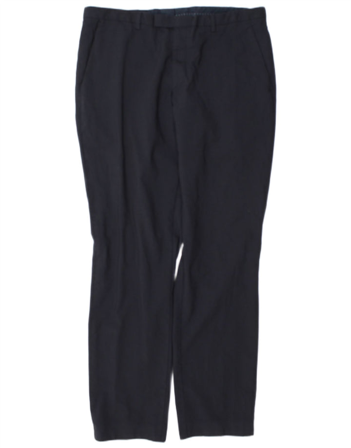 Hugo Boss Herre Slim Suit Bukser W34 L31 Marineblå