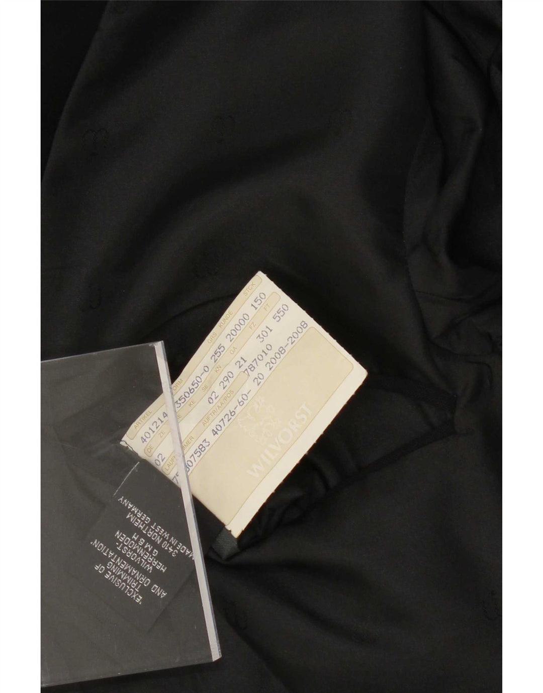 Wilvorst Herre 1 Knap Blazer Jacket UK 38 Medium Sort Uld