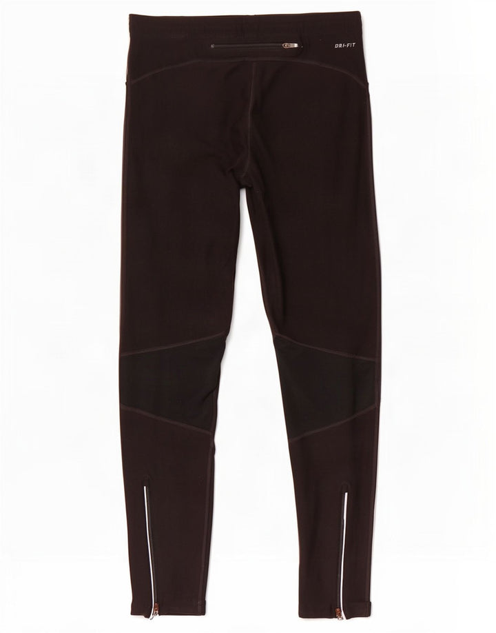 Nike Dame Dri Fit Leggings UK 12 Medium Sort
