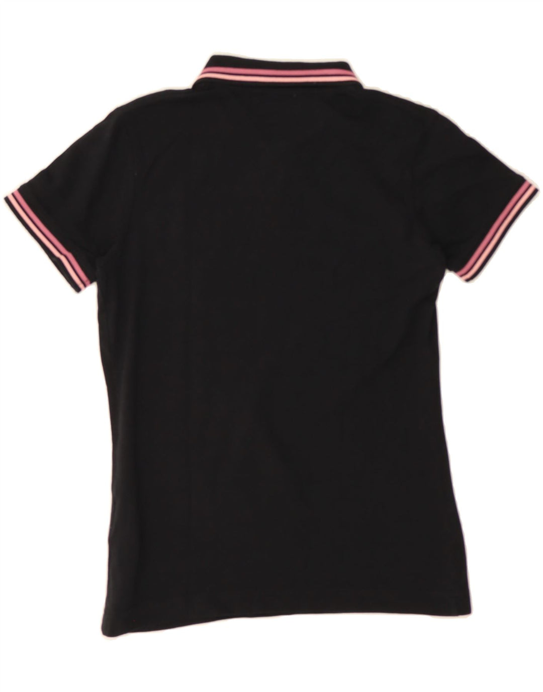 KAPPA Womens Polo Shirt UK 14 Large Black Cotton Vintage Kappa and Second-Hand Kappa from Messina Hembry 