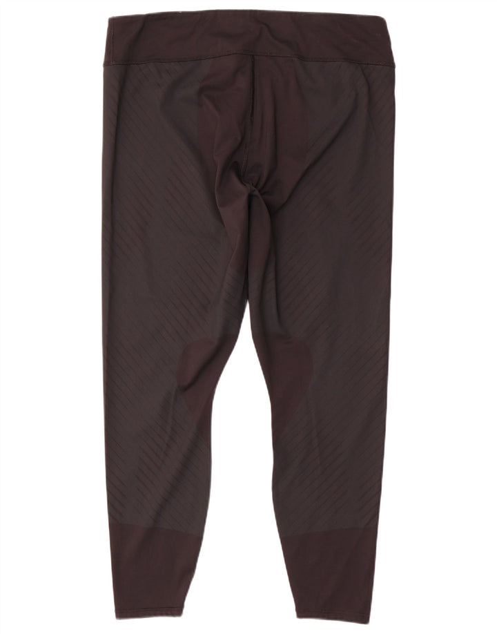 Puma Dame Leggings UK 18 XL Sort Colourblock